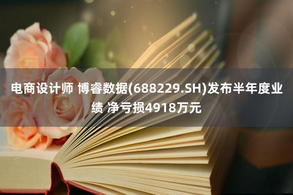 电商设计师 博睿数据(688229.SH)发布半年度业绩 净亏损4918万元